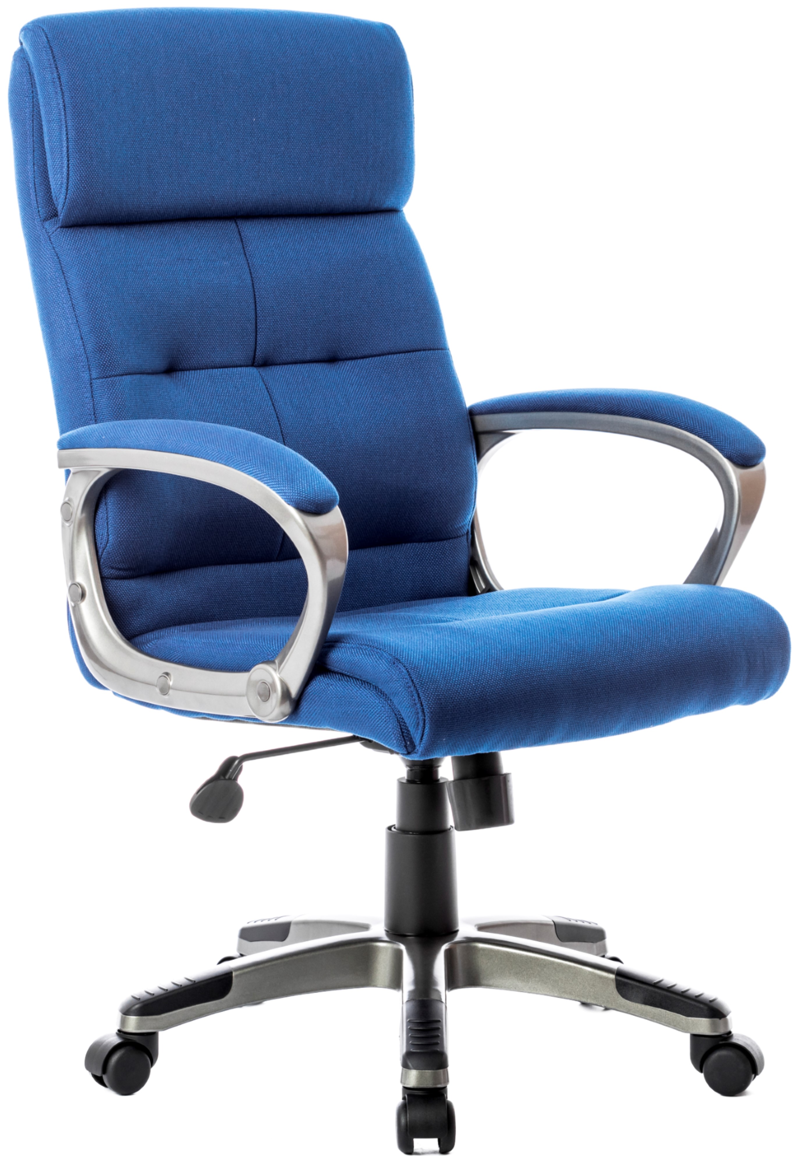 Dereham Executive Office Chair Blue Fabric 1 